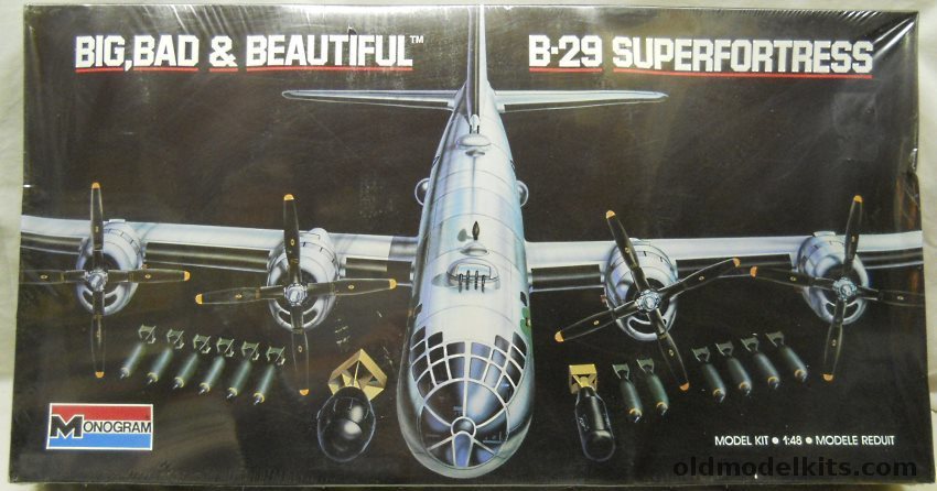 Monogram 1/48 B-29 Superfortress Big  Bad and Beautiful Issue, 5706 plastic model kit